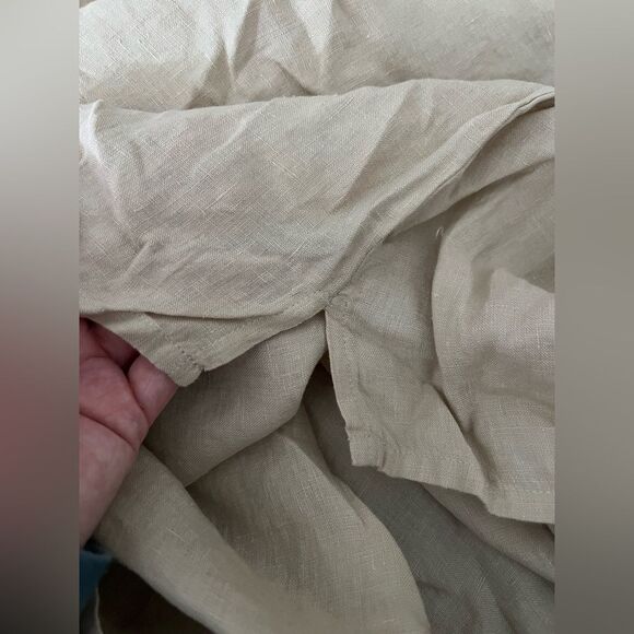 THE SIMPLE FOLK Relaxed-Fit Linen Pajama Shirt - Picture 6 of 6